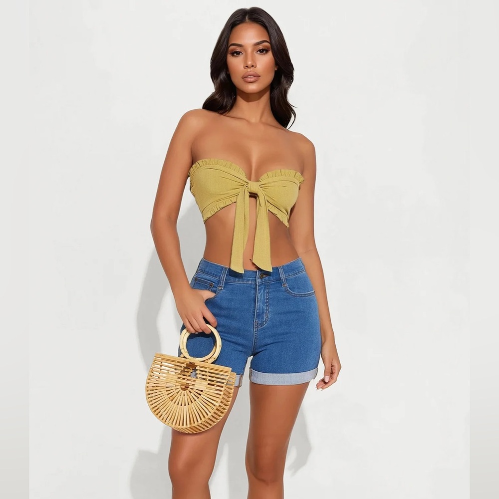 Fashion Nova Blue Jean Shorts